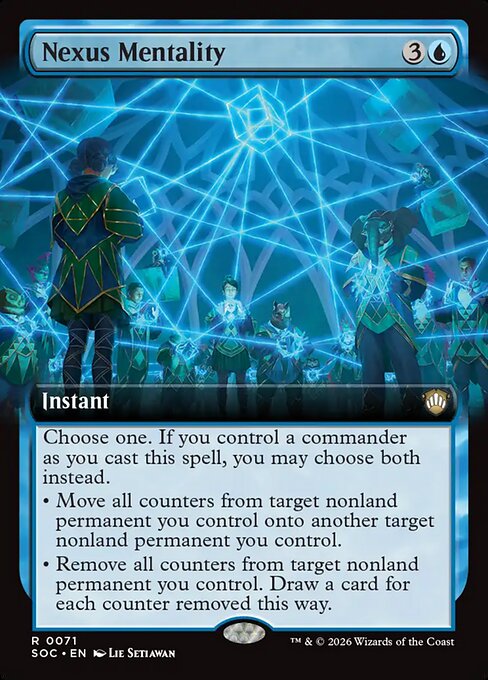 Nexus Mentality (Extended Art) - Commander: Secrets of Strixhaven - R - 71