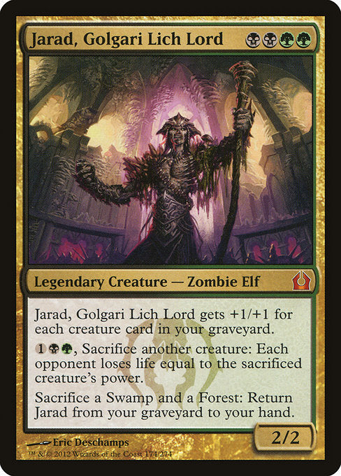 Jarad, Golgari Lich Lord - Return to Ravnica - M - 174