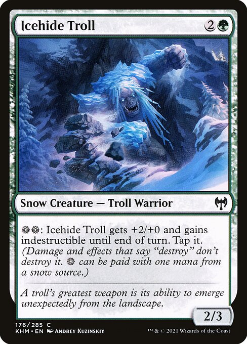 Icehide Troll - Kaldheim - C - 176