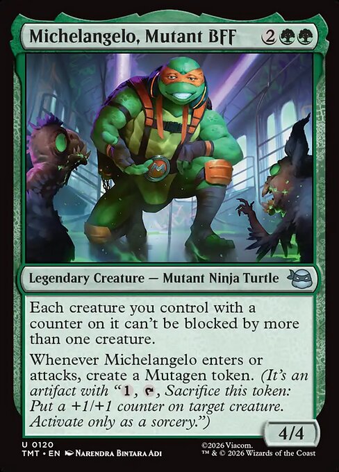 Michelangelo, Mutant BFF - Teenage Mutant Ninja Turtles - U - 120