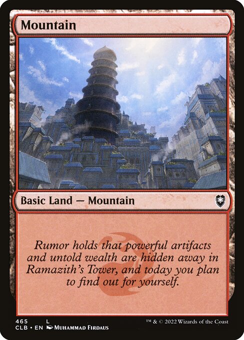 Mountain (465) - Commander Legends: Battle for Baldur's Gate - L - 465