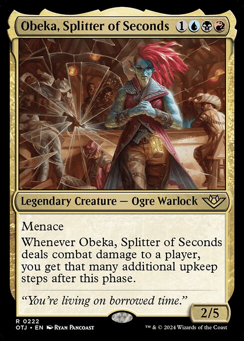 Obeka, Splitter of Seconds - Outlaws of Thunder Junction - R - 222
