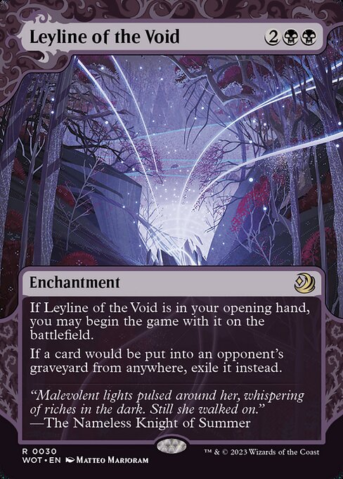 Leyline of the Void - Wilds of Eldraine: Enchanting Tales - R - 30