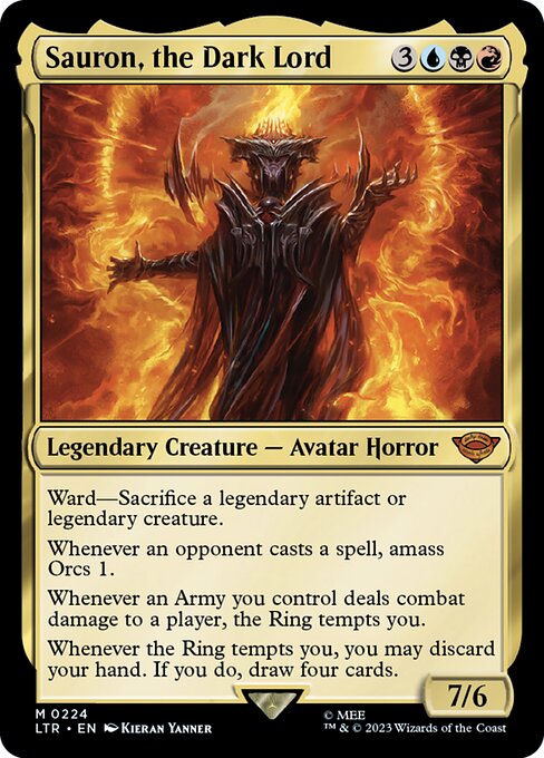 Sauron, the Dark Lord - Universes Beyond: The Lord of the Rings: Tales of Middle-earth - M - 224