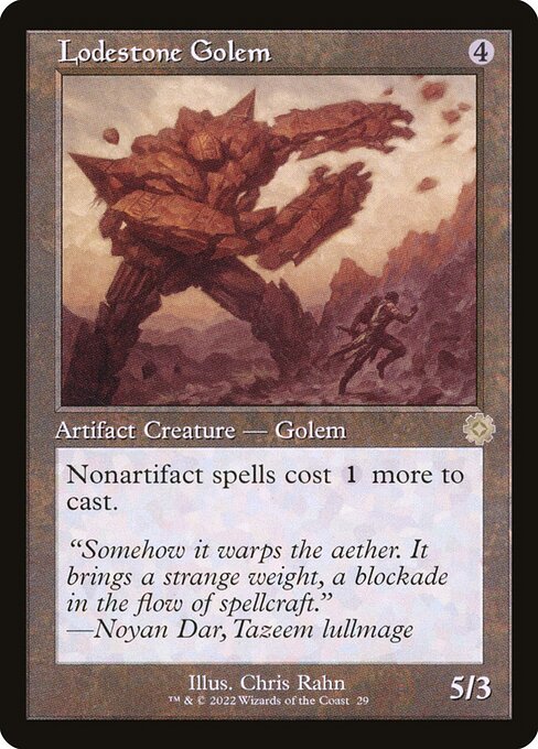 Lodestone Golem - The Brothers' War: Retro Frame Artifacts - R - 29