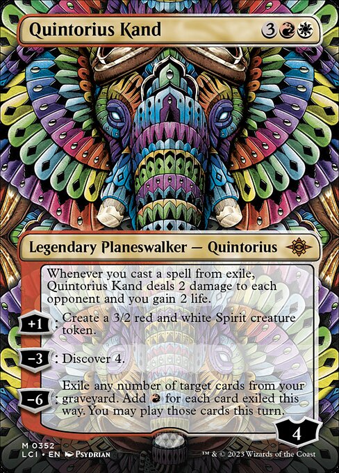 Quintorius Kand (0352) (Borderless) - The Lost Caverns of Ixalan - M - 352