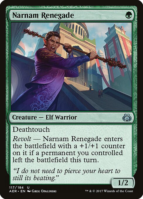 Narnam Renegade - Aether Revolt - U - 117