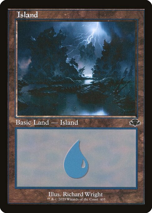 Island (405) (Retro Frame) - Dominaria Remastered - L - 405