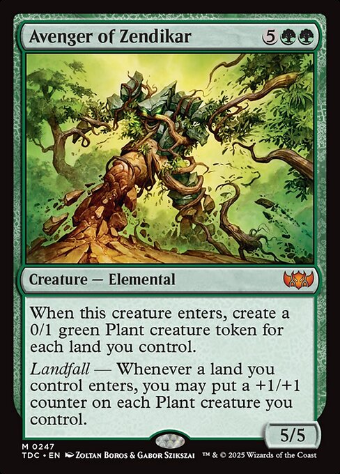 Avenger of Zendikar - Commander: Tarkir: Dragonstorm - M - 247
