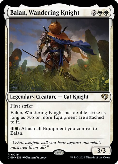 Balan, Wandering Knight - Commander Masters - R - 16