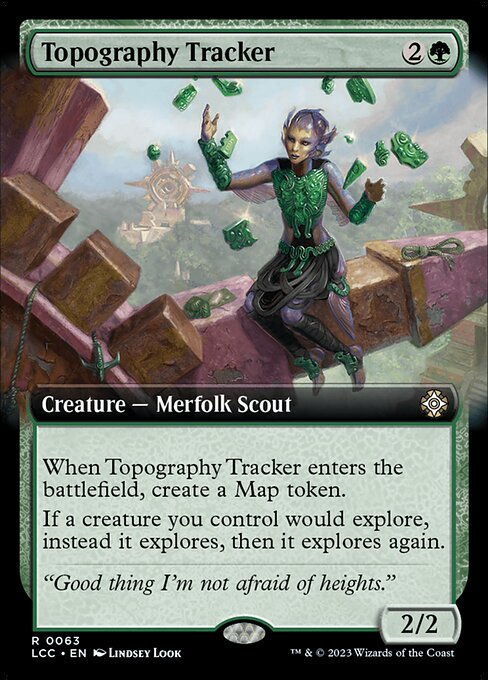 Topography Tracker (Extended Art) - Commander: The Lost Caverns of Ixalan - R - 63