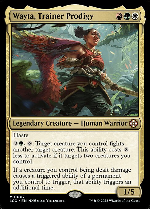 Wayta, Trainer Prodigy - Commander: The Lost Caverns of Ixalan - M - 7