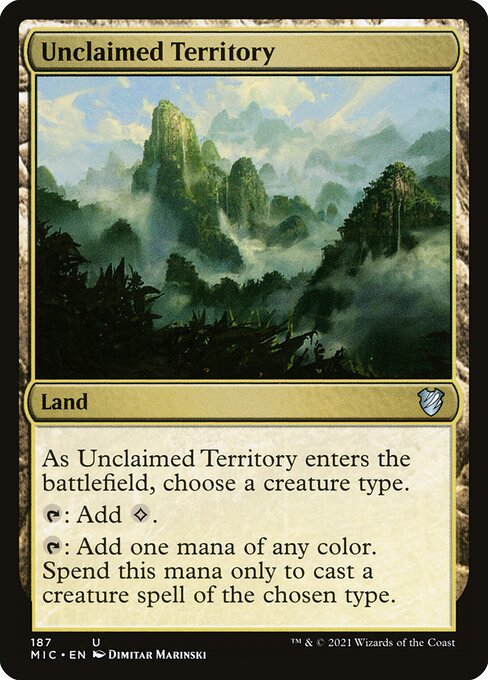 Unclaimed Territory - Commander: Innistrad: Midnight Hunt - U - 187