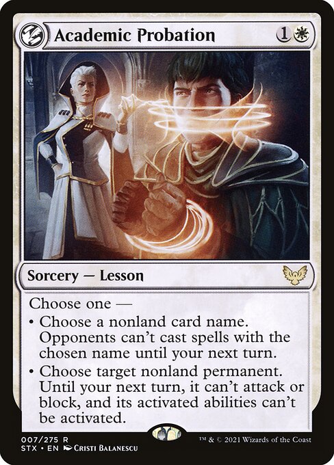 Academic Probation - Strixhaven: School of Mages - R - 7