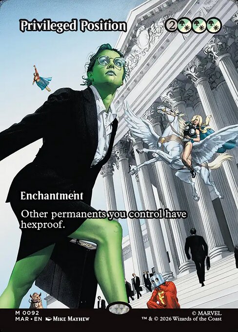 Privileged Position (Borderless) - Marvel Universe Eternal-Legal - M - 92