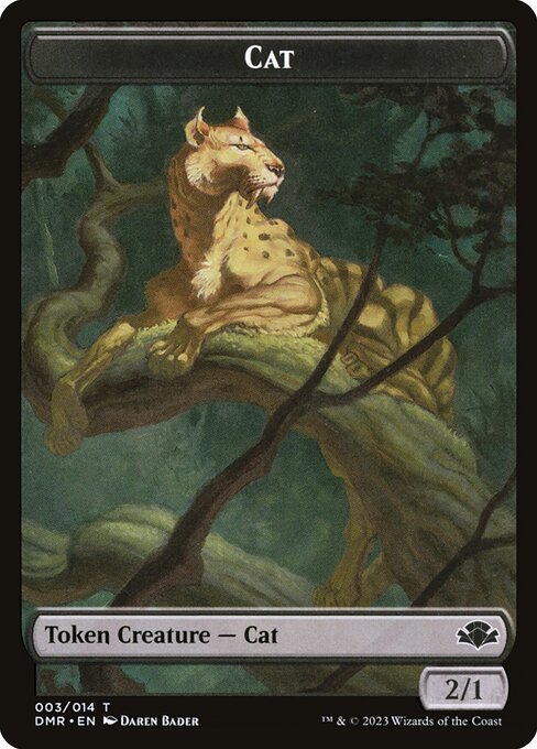 Cat Token (003) - Dominaria Remastered - T - 3