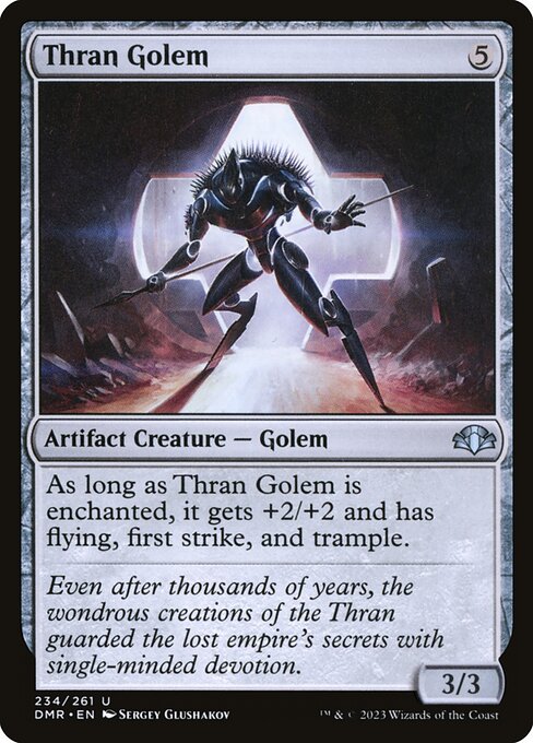 Thran Golem - Dominaria Remastered - U - 234