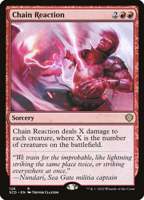 Chain Reaction - Starter Commander Decks - R - 126