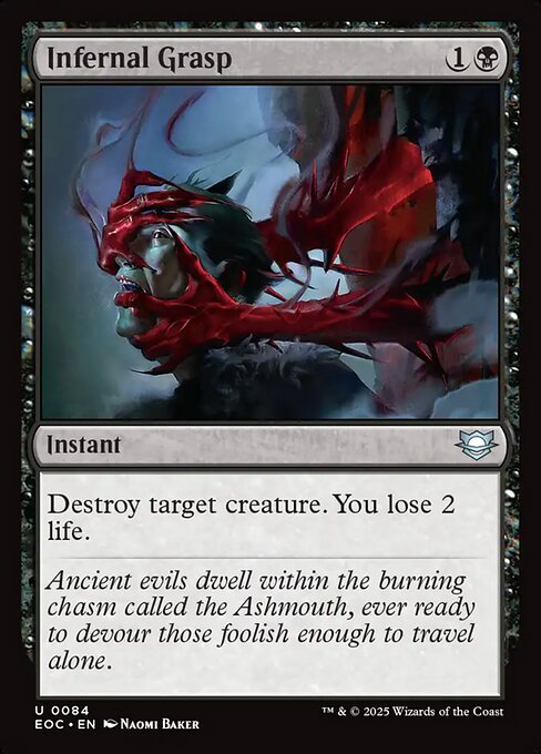 Infernal Grasp - Commander: Edge of Eternities - U - 84