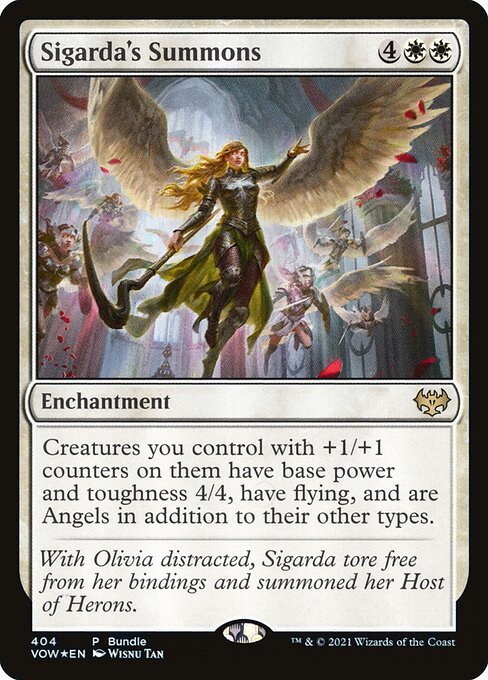 Sigarda's Summons (VOW Bundle) - Unique and Miscellaneous Promos - P - 404