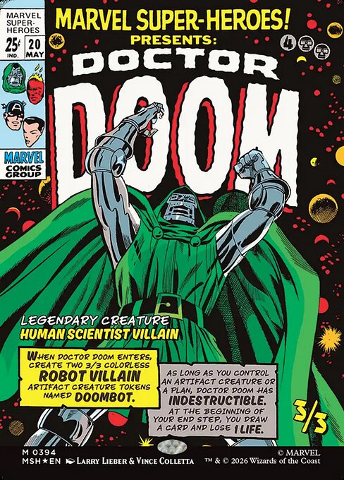 Doctor Doom (Borderless) (0394) - Marvel Super Heroes - M - 394