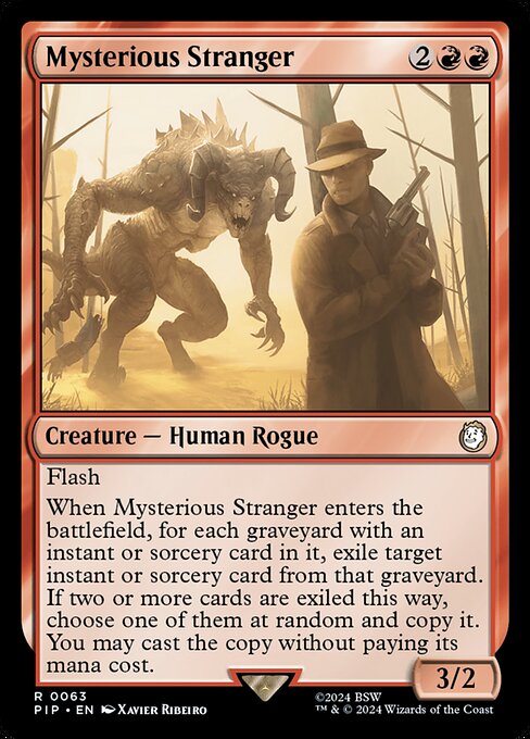 Mysterious Stranger - Universes Beyond: Fallout - R - 63