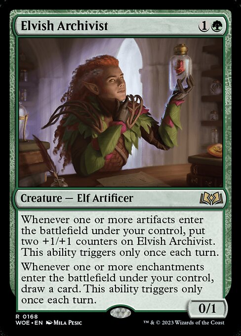 Elvish Archivist - Wilds of Eldraine - R - 168