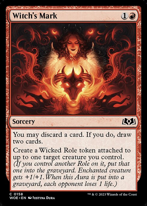 Witch's Mark - Wilds of Eldraine - C - 158
