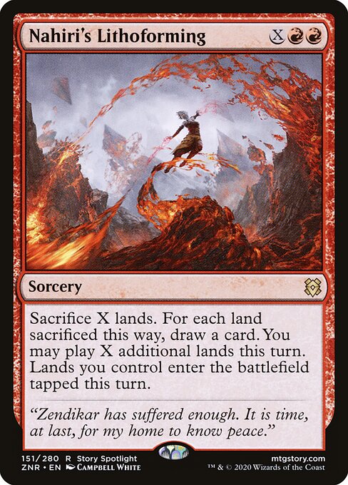 Nahiri's Lithoforming - Zendikar Rising - R - 151