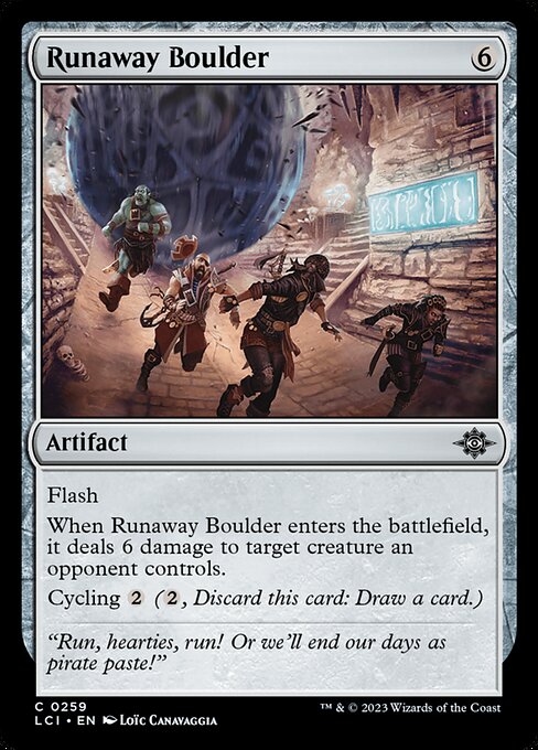 Runaway Boulder - The Lost Caverns of Ixalan - C - 259