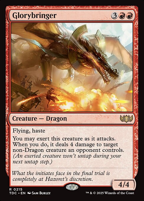Glorybringer - Commander: Tarkir: Dragonstorm - R - 215