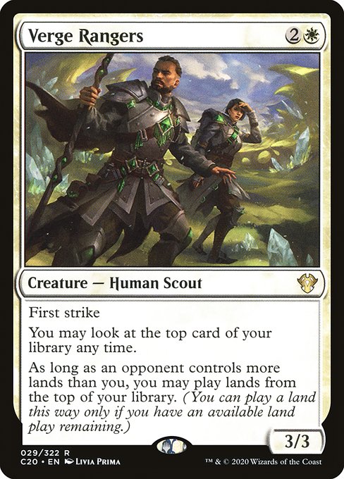 Verge Rangers - Commander 2020 - R - 29