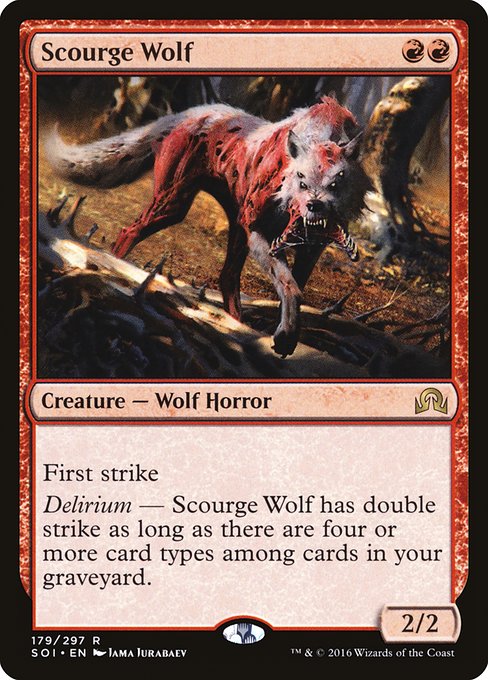 Scourge Wolf - Shadows over Innistrad - R - 179