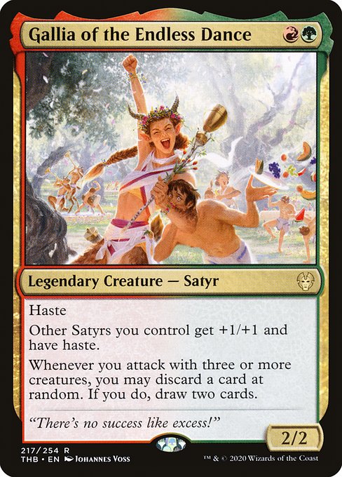 Gallia of the Endless Dance - Theros Beyond Death - R - 217