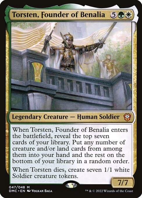 Torsten, Founder of Benalia - Commander: Dominaria United - M - 47