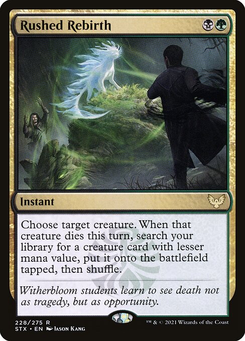 Rushed Rebirth - Promo Pack: Strixhaven - R - 228