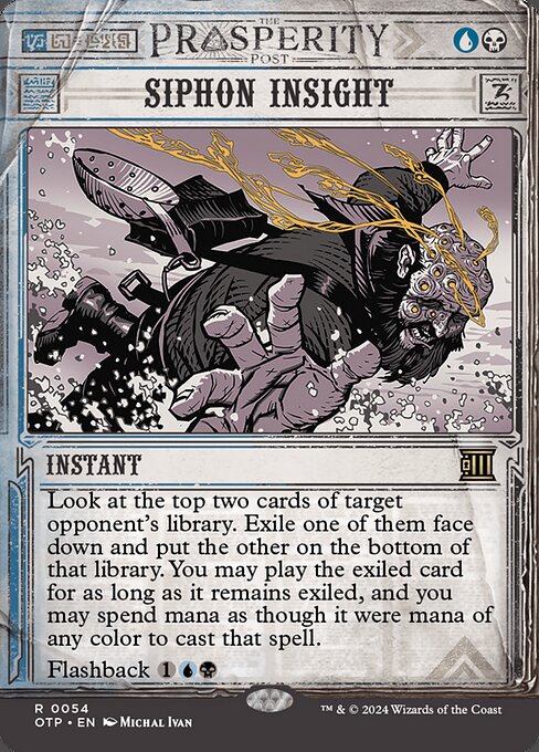 Siphon Insight - Outlaws of Thunder Junction: Breaking News - R - 54