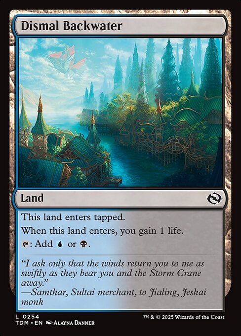 Dismal Backwater - Tarkir: Dragonstorm - L - 254
