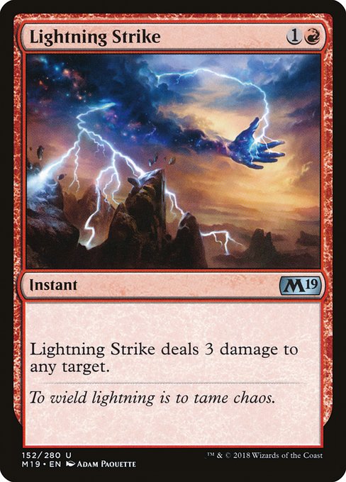 Lightning Strike - Core Set 2019 - U - 152