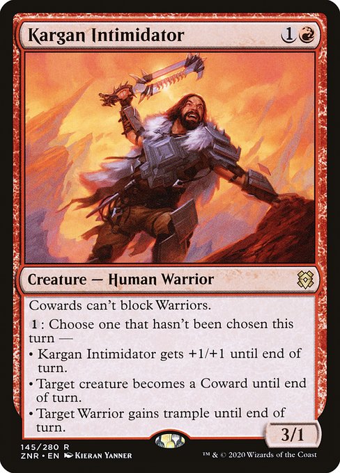 Kargan Intimidator - Prerelease Cards - R - 145