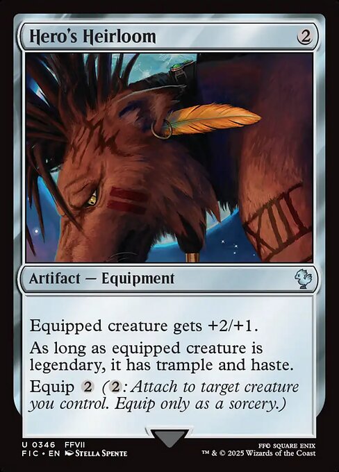 Hero's Heirloom (Surge Foil) - Commander: FINAL FANTASY - U - 346