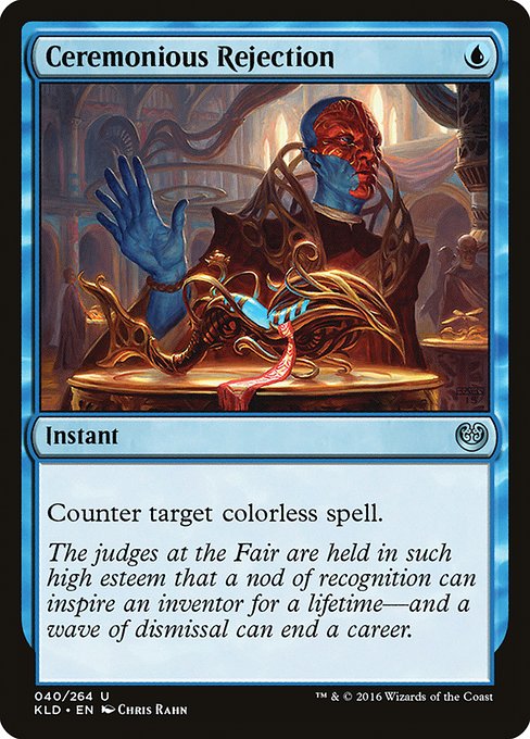 Ceremonious Rejection - Kaladesh - U - 40