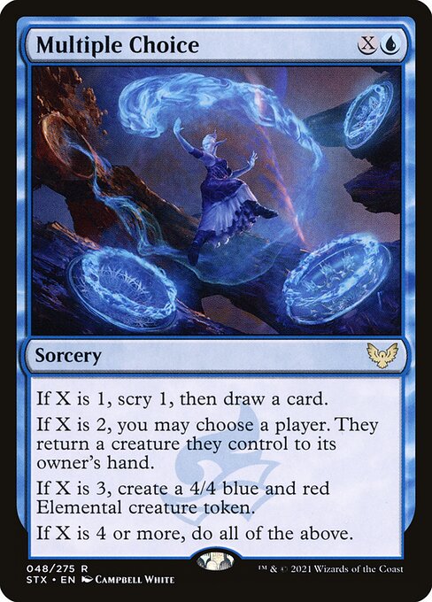 Multiple Choice - Strixhaven: School of Mages - R - 48