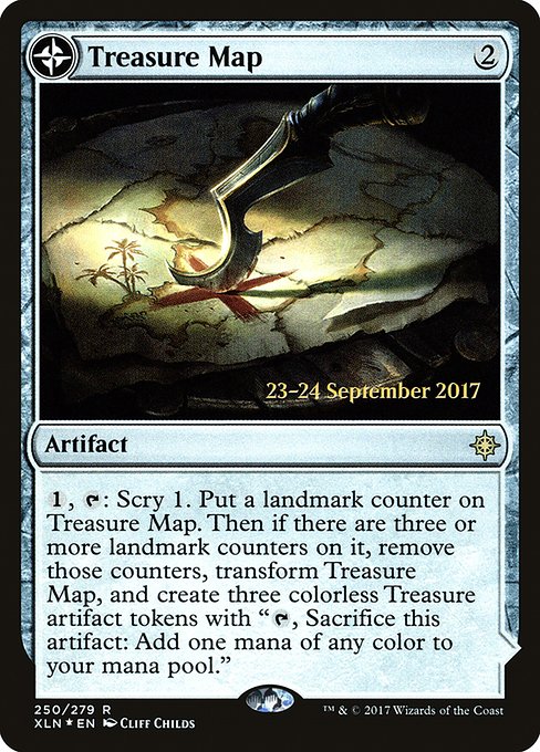 Treasure Map - Buy-A-Box Promos - P - 250