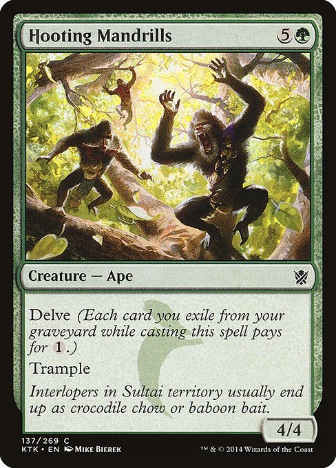 Hooting Mandrills - Khans of Tarkir - C - 137