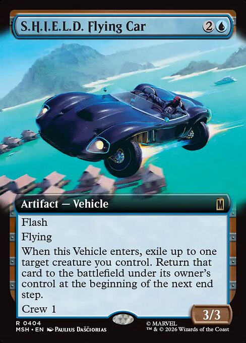 S.H.I.E.L.D. Flying Car (Extended Art) - Marvel Super Heroes - R - 404