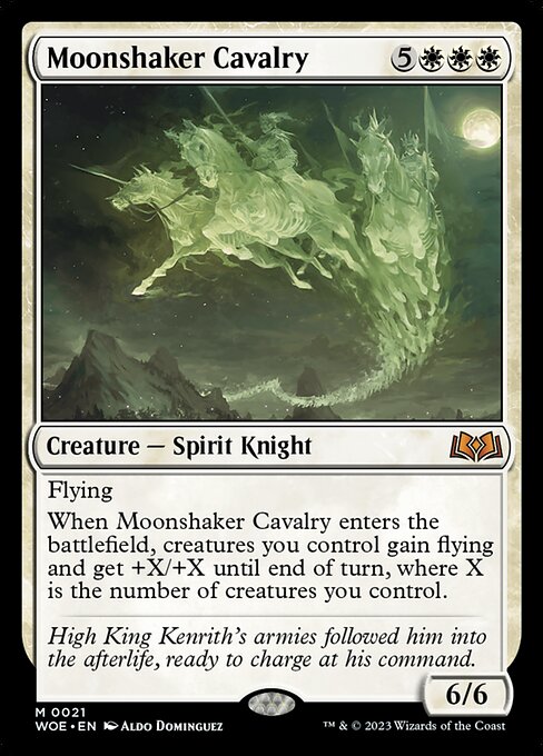 Moonshaker Cavalry - Wilds of Eldraine - M - 21