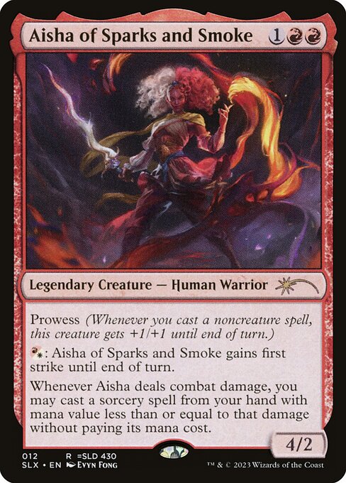 Aisha of Sparks and Smoke - SLX Cards - R - 12
