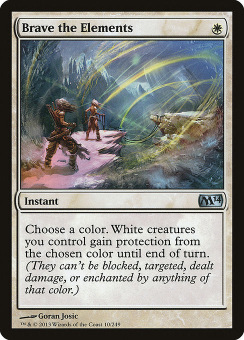 Brave the Elements - Magic 2014 (M14) - U - 10