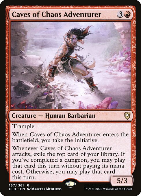 Caves of Chaos Adventurer - Commander Legends: Battle for Baldur's Gate - R - 167